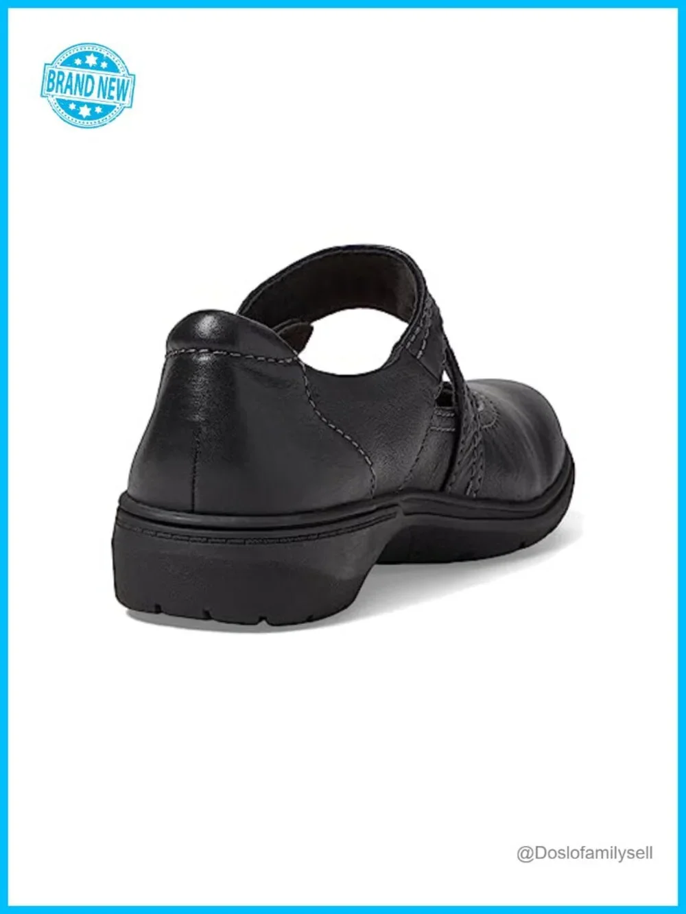 Clarks Carleigh Jane Leather Mary Jane Flats Comfort Casual